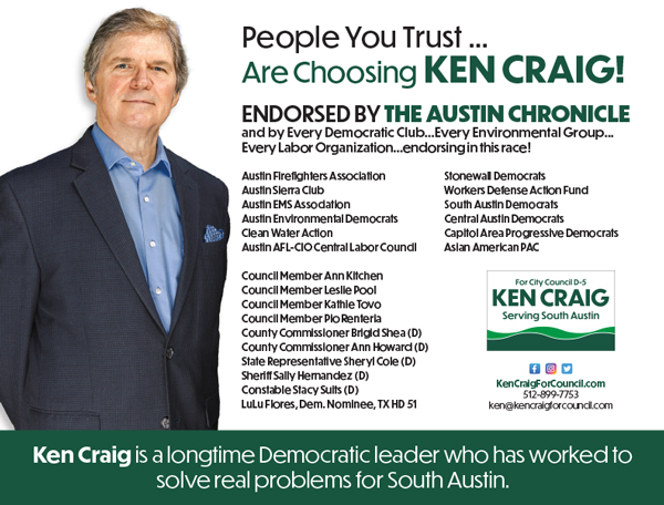 People are choosing Ken Craig